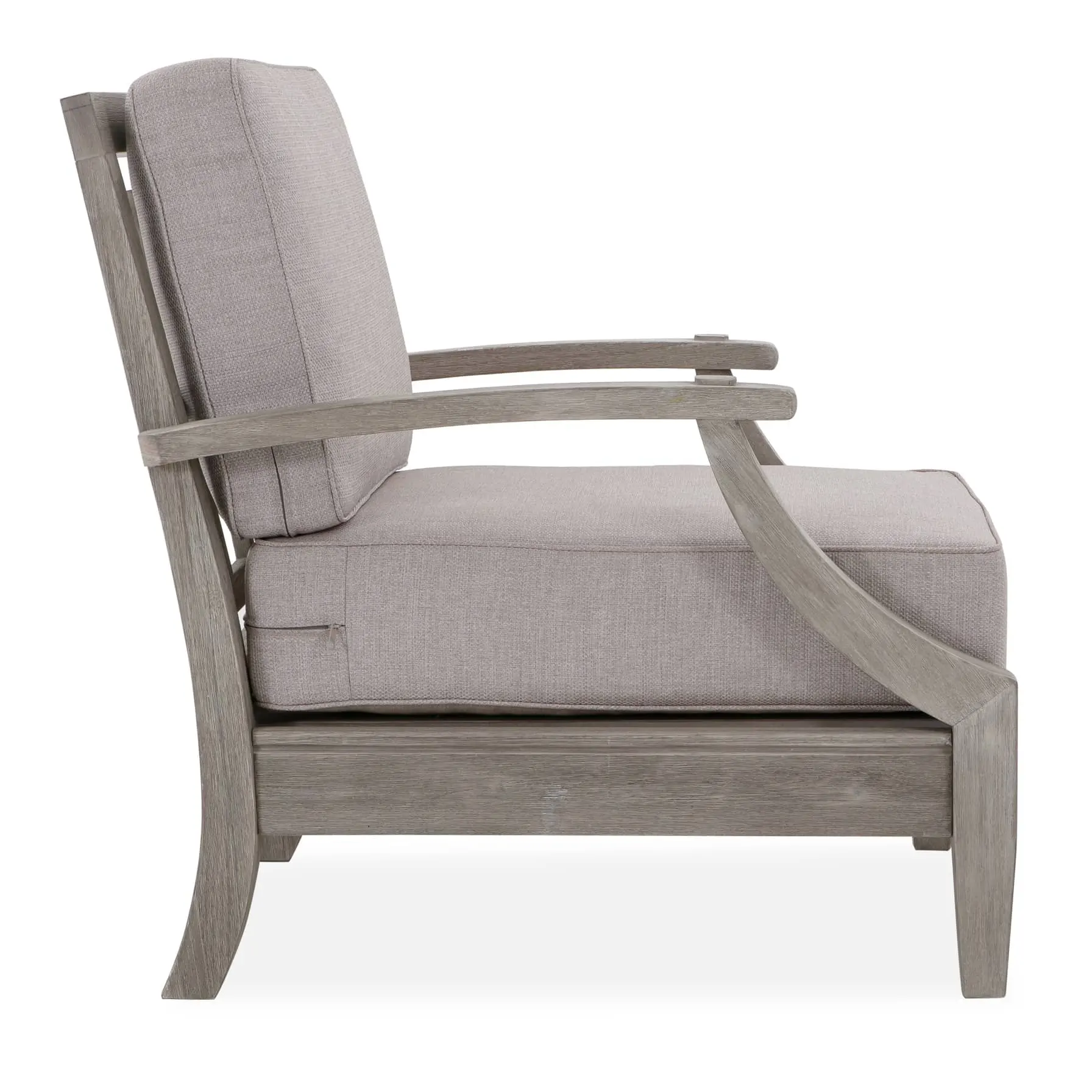Louis 1-Seater Wood Lounge Armchair W/Seat Cushion & Pillow (89 x 80 x 85.5 cm)