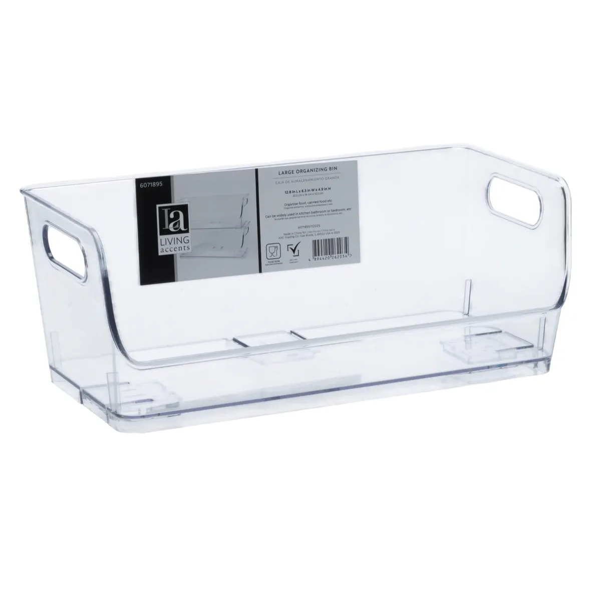 Living Accents Storage Bin (Large, 32.5 x 16 x 12.5 cm)
