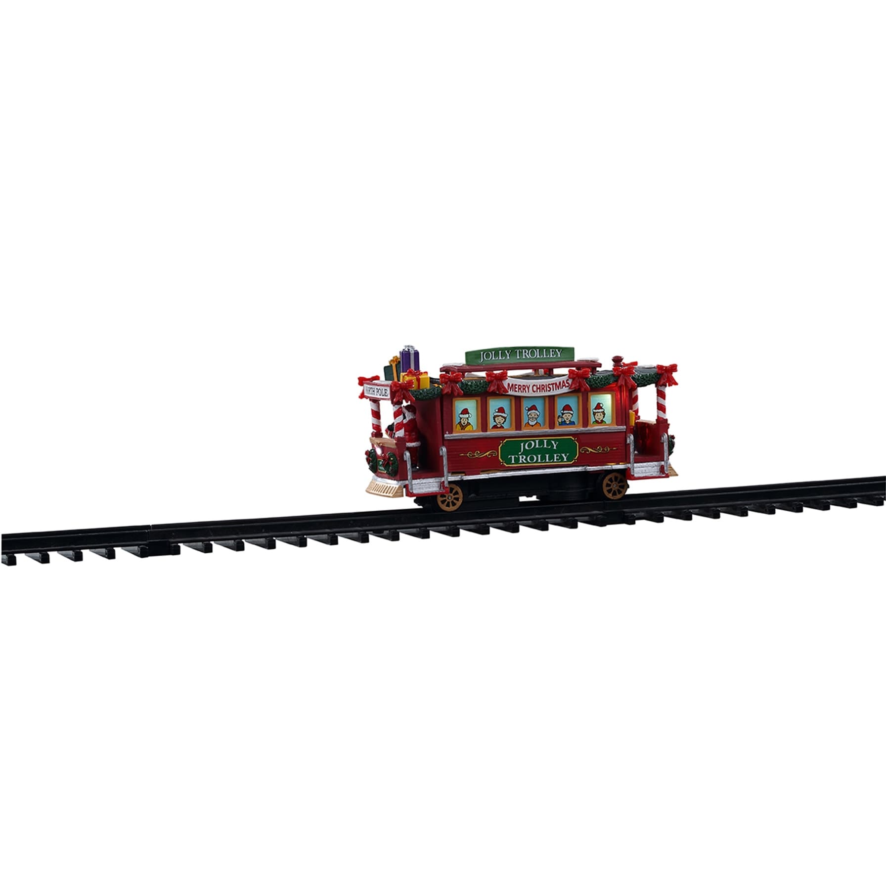 Lemax Jolly Trolley Festive Decor (8.2 x 16.1 x 5 cm)