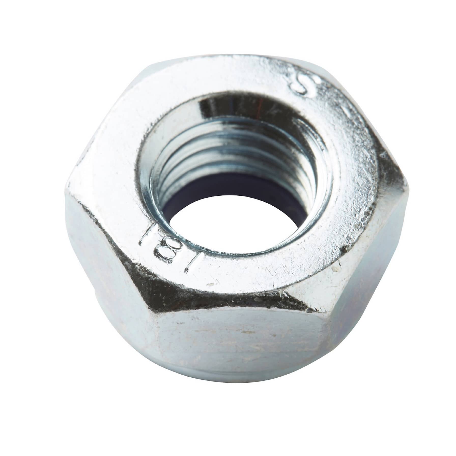 Diall Zinc-Plated Carbon Steel Lock Nut Pack (M3, 20 Pc.)