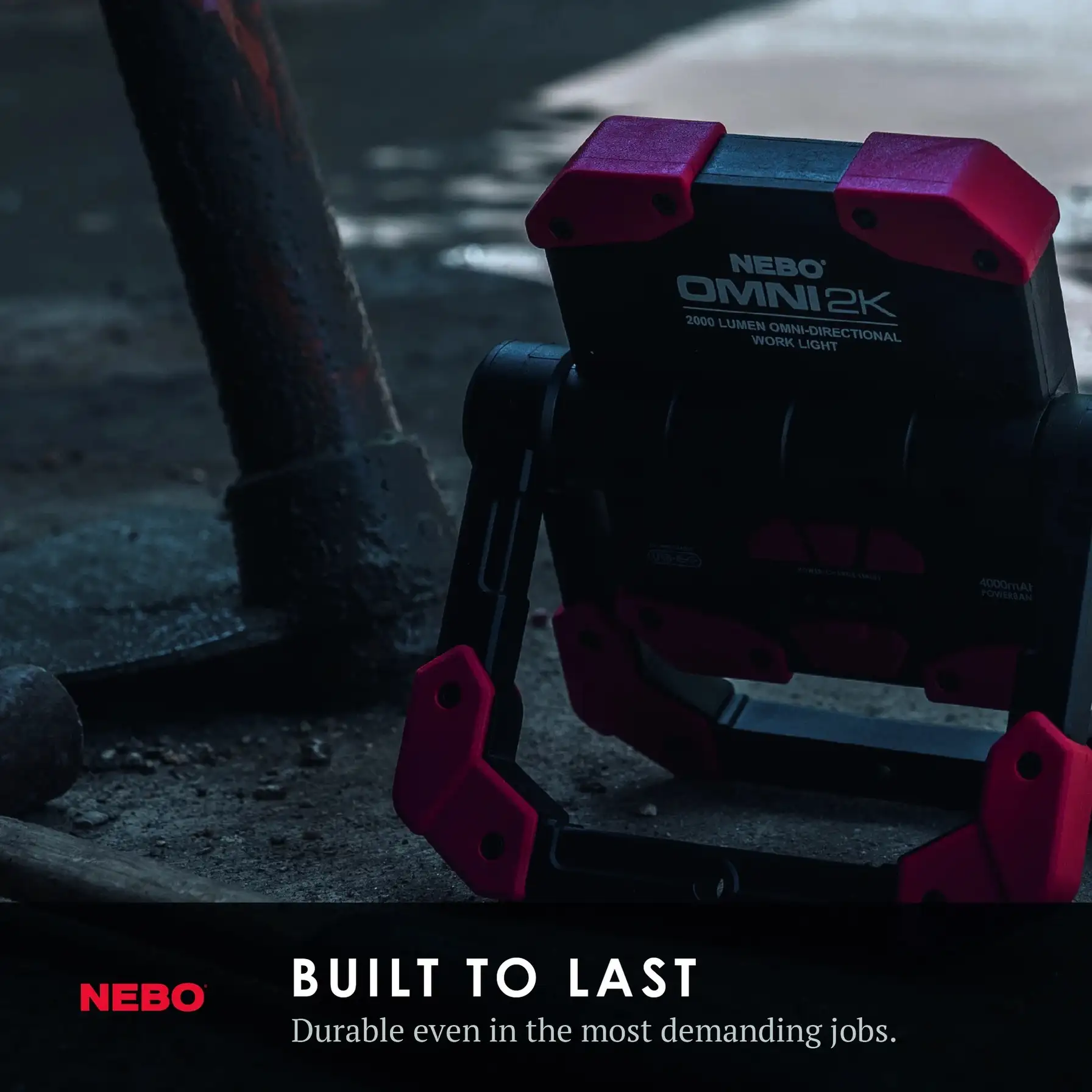Nebo Omni 2K Rechargeable Handheld Work Light (2000 lm)