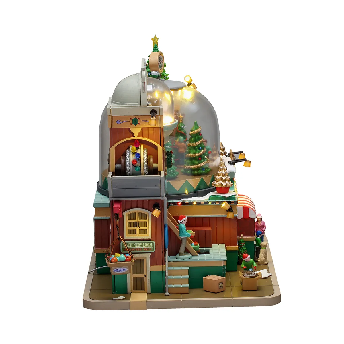 Lemax Everlasting Christmas Trees W/Adaptor (Multicolor, L 34.2 x W 18.8 x H 23.3 cm)