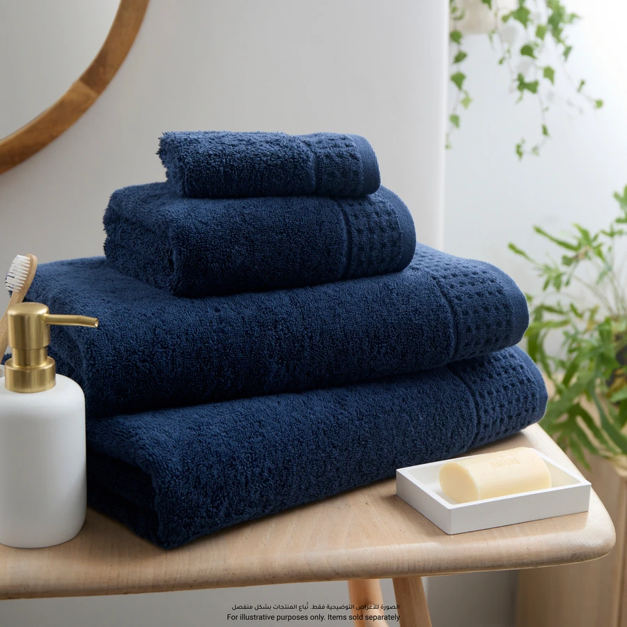Kingsley Bloomsbury Bath Sheet (Navy, 90 x 150 cm)