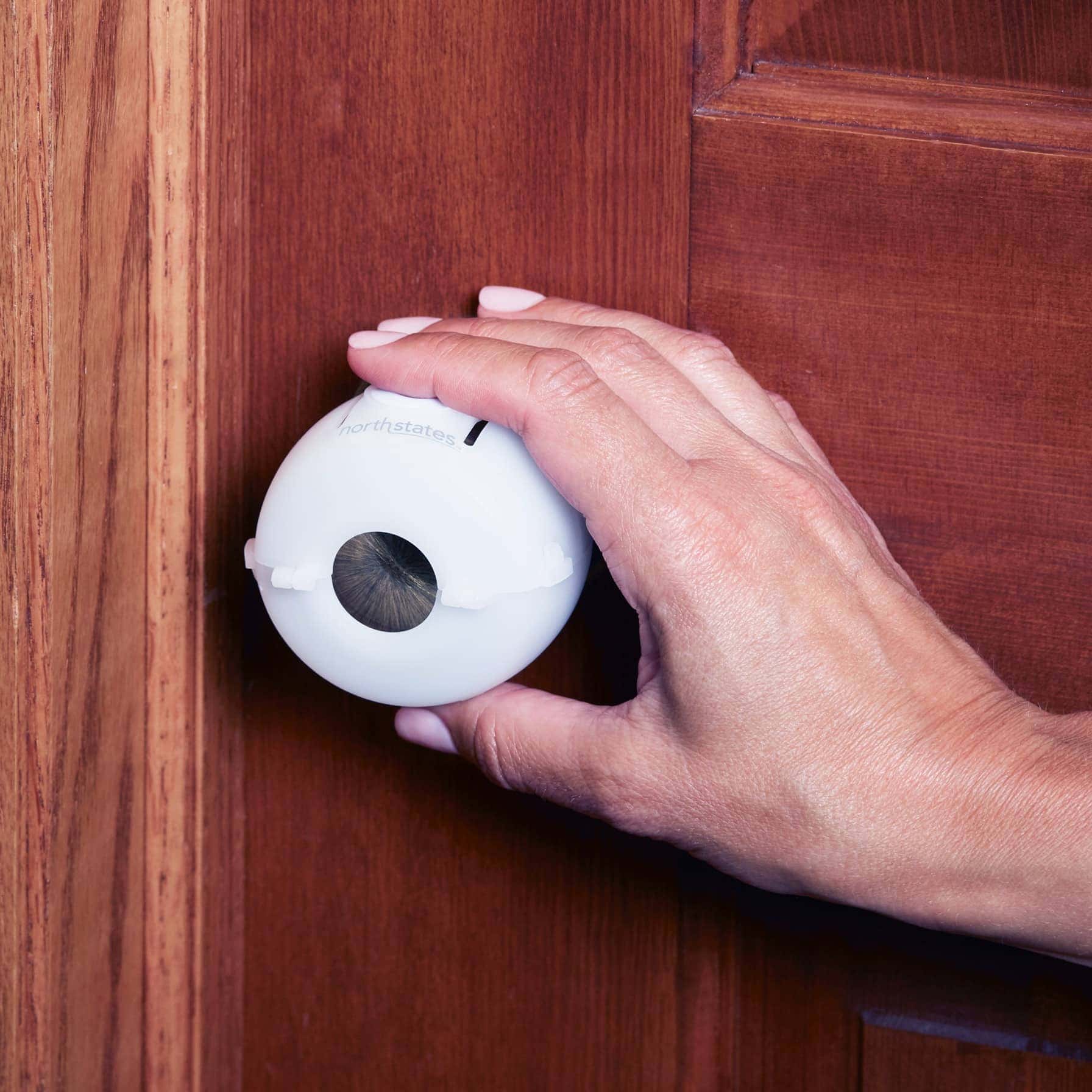 North States Toddleroo Plastic Door Knob Covers Pack  (2 Pc.) 