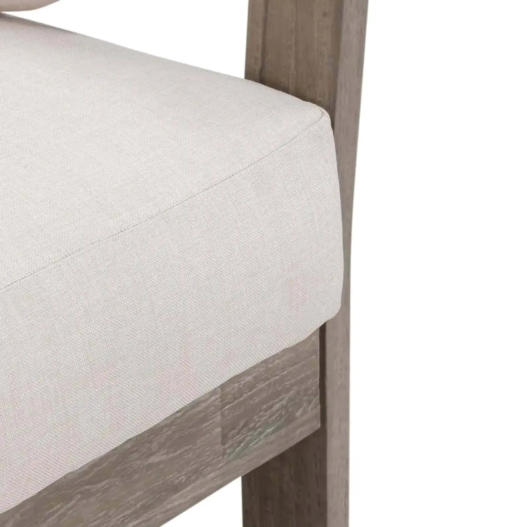 Bridgeport Single-Seater Acacia Wood Outdoor Sofa (92 x 91 x 80 cm)