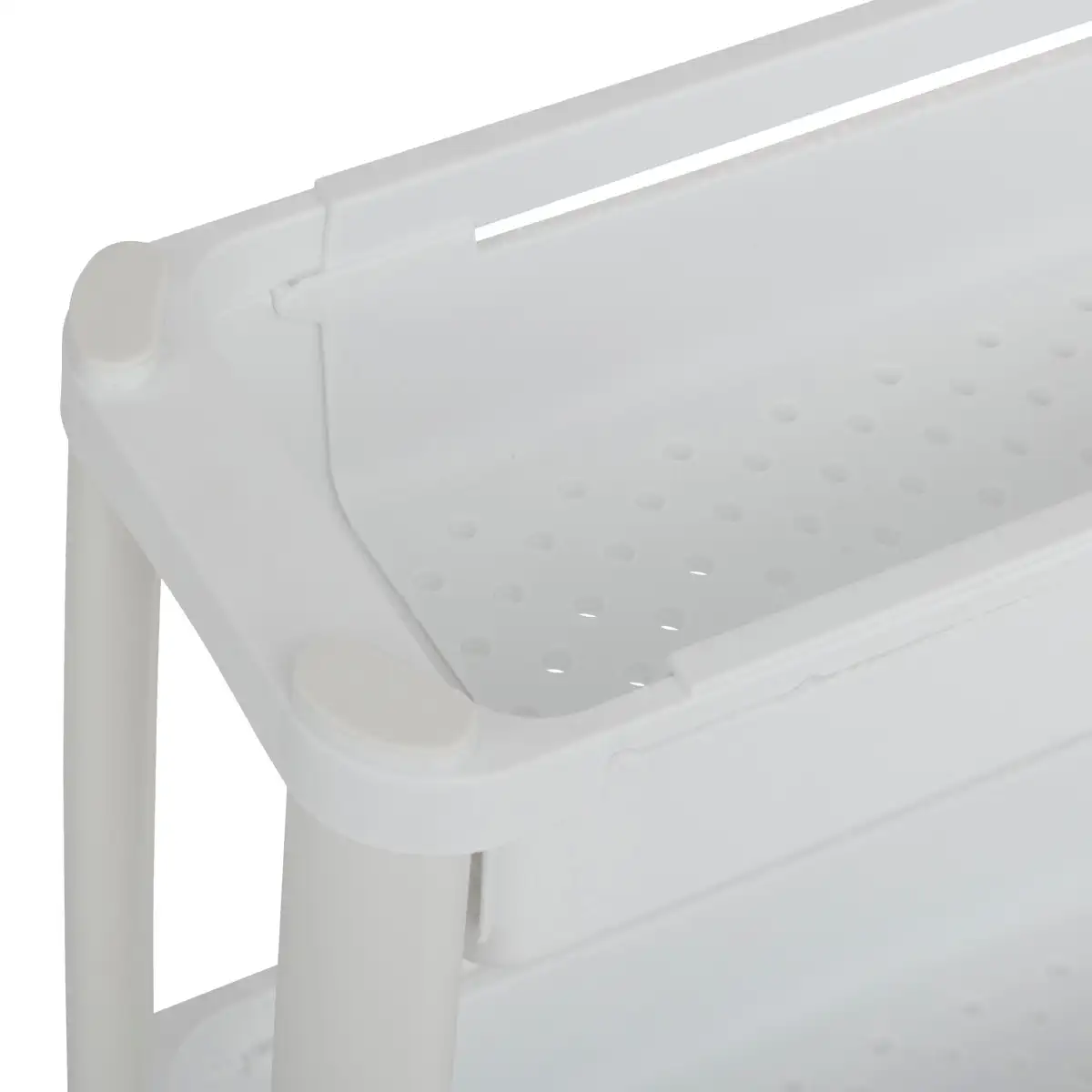 5Five 4-Tiers Extend Trolley (White, L. 37.5 x D. 15 x H. 78.5 cm)