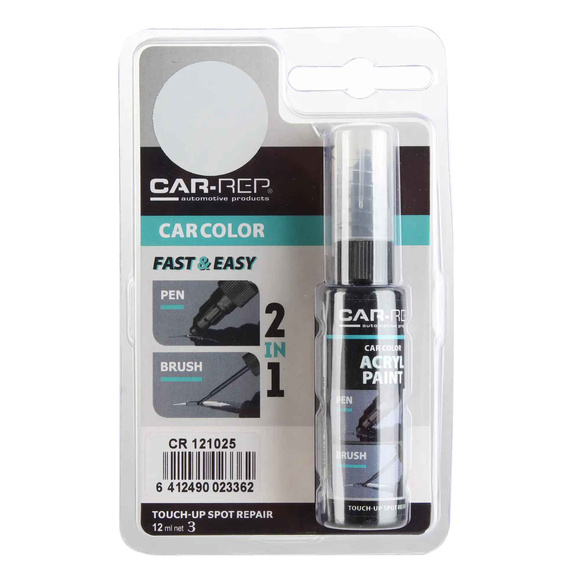Car-Rep 121025 Touch-Up Pen (12 ml, White)