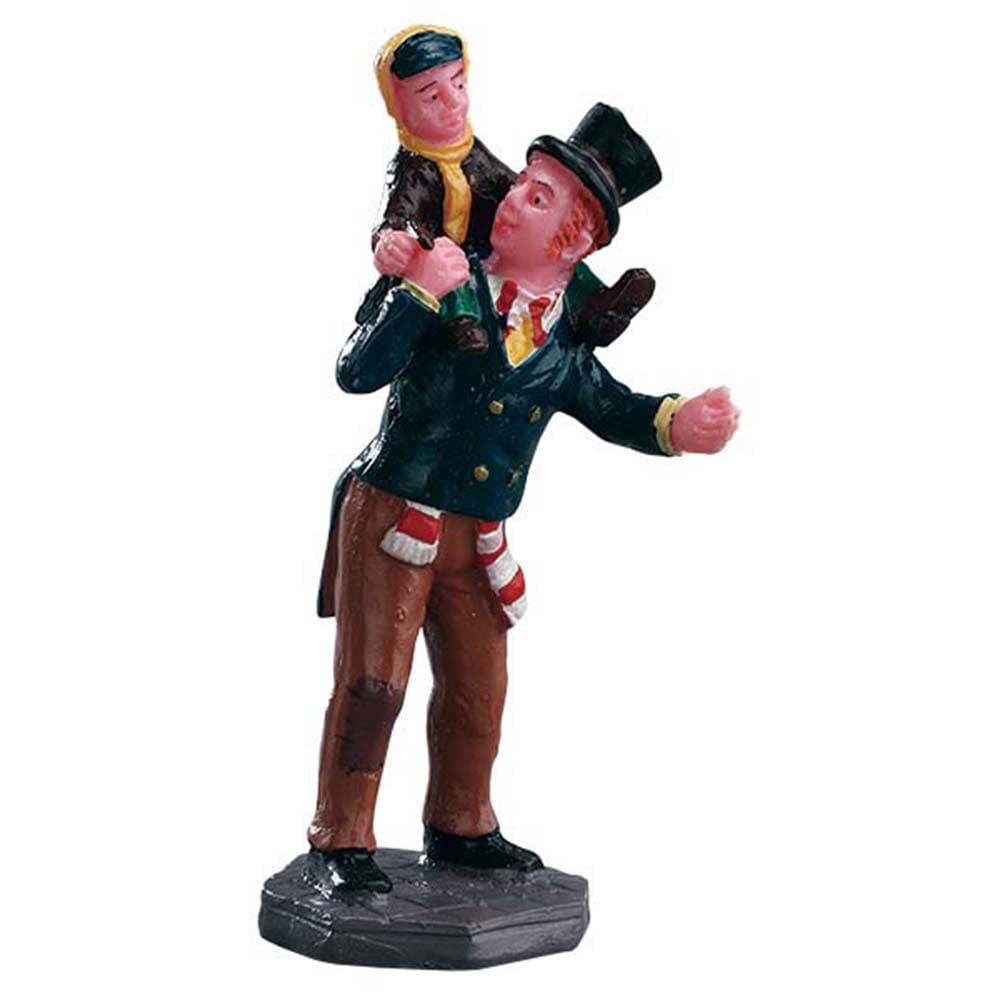 Lemax Bob Cratchit and Tiny Tim