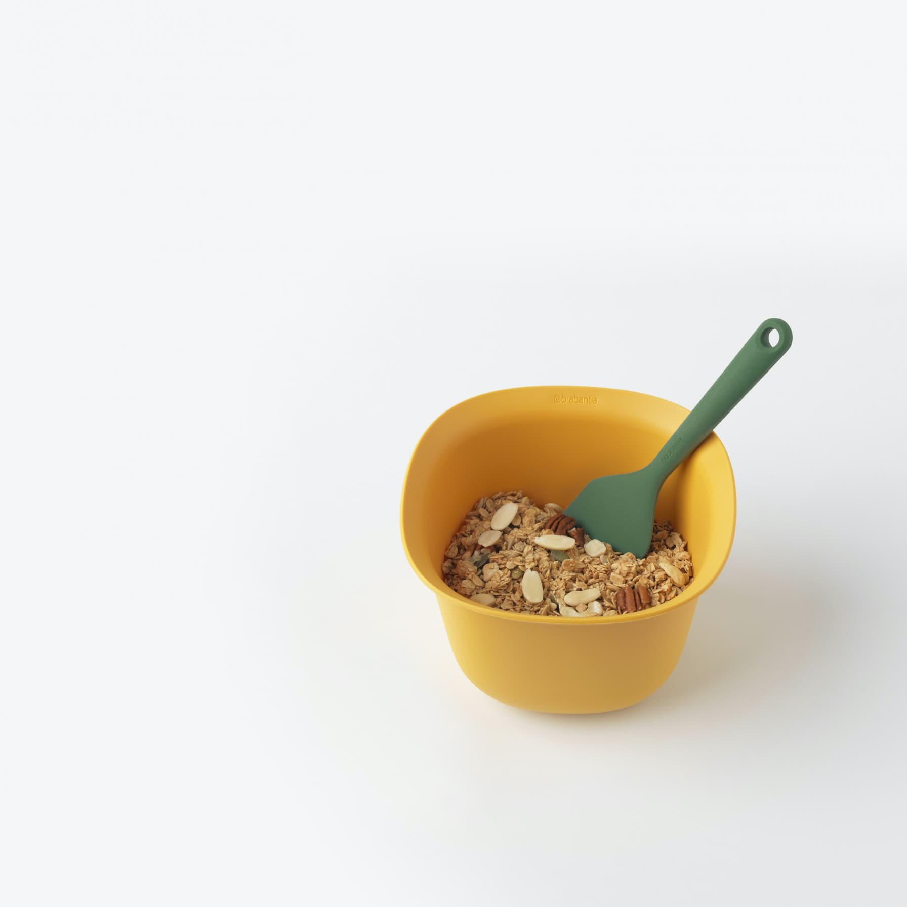 Brabantia Tasty+ Silicone Mixing Bowl (1.5 L, 17.5 x 17.5 x 12.5 cm) 