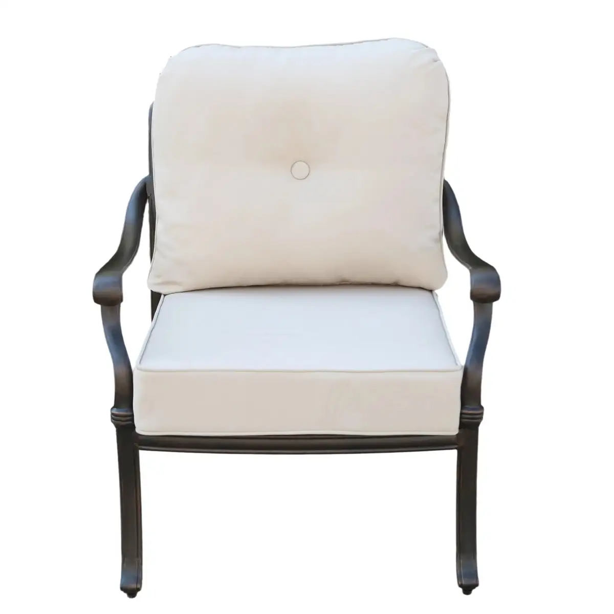 Casablanca 4-Seater Cast Aluminum Outdoor Sofa Set (Bronze, 79x 89 x 89 cm)