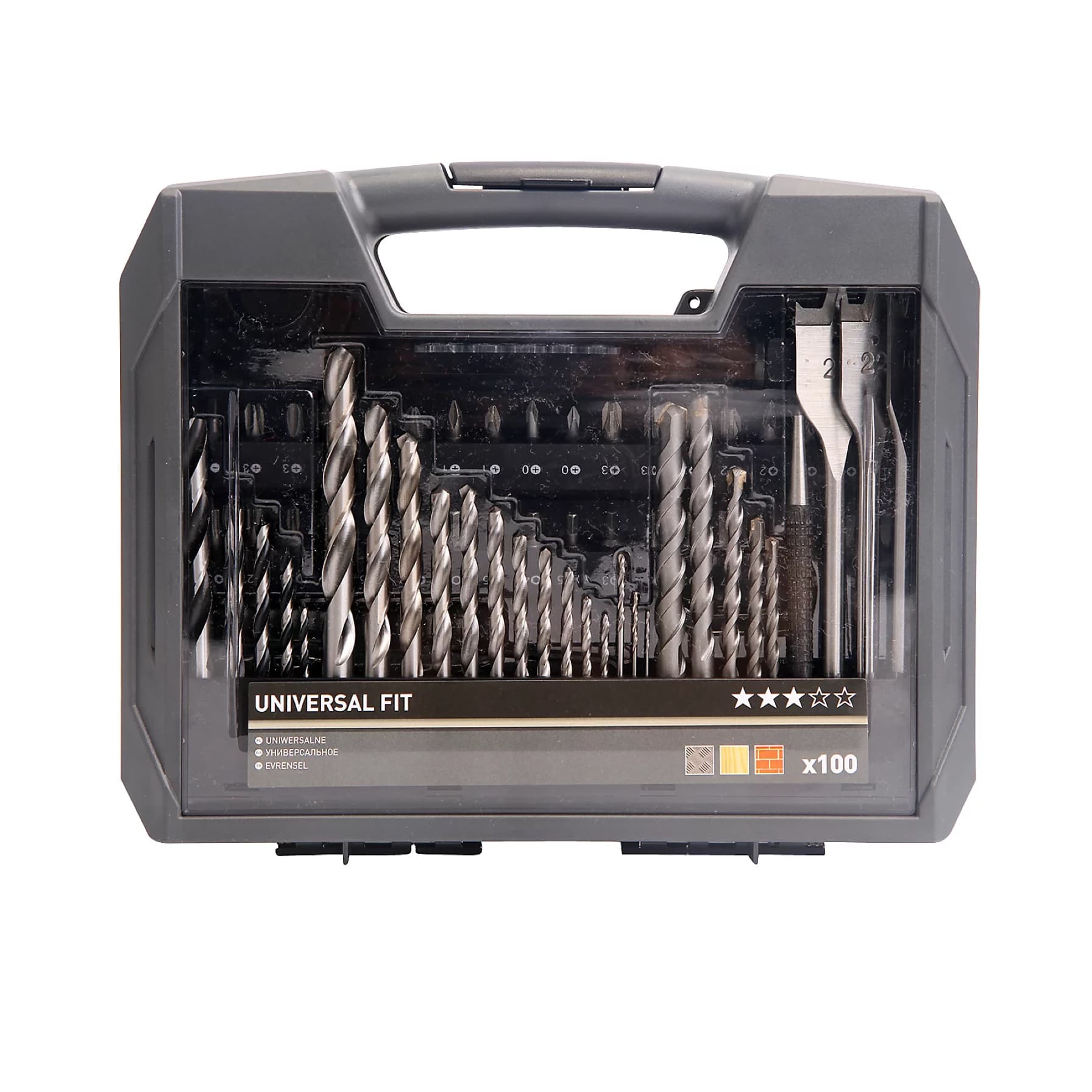 Universal Mixed Drill Bit Set (100 Pc.) 