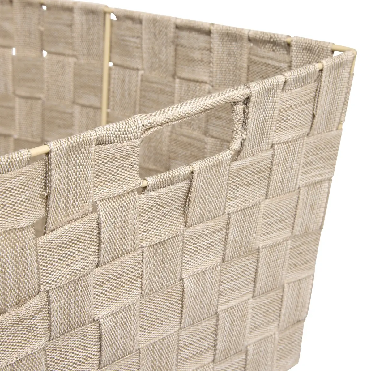 5Five Lise Beveled Basket (38 x 26 x 18 cm, Beige)