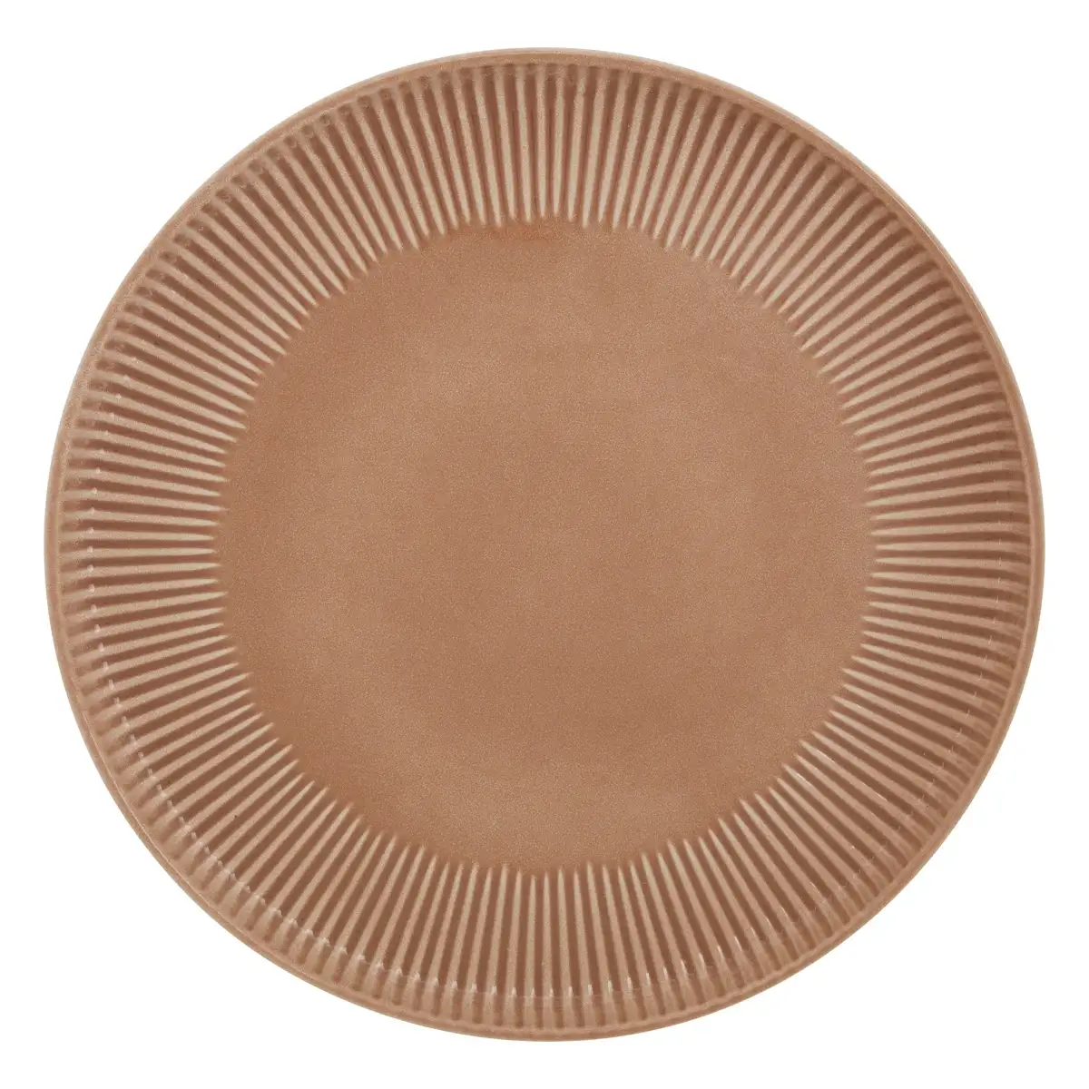SG Chloe Stoneware Flat Plate (26.8 cm, Mocha)
