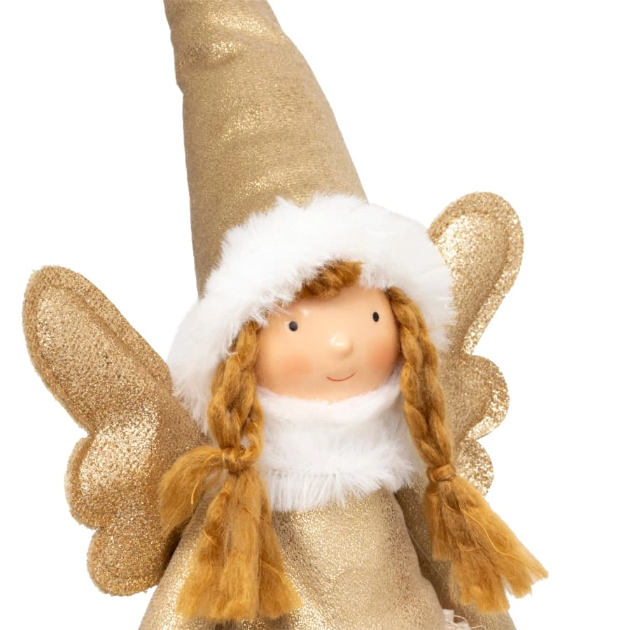 LED Standing Fairy (Gold)