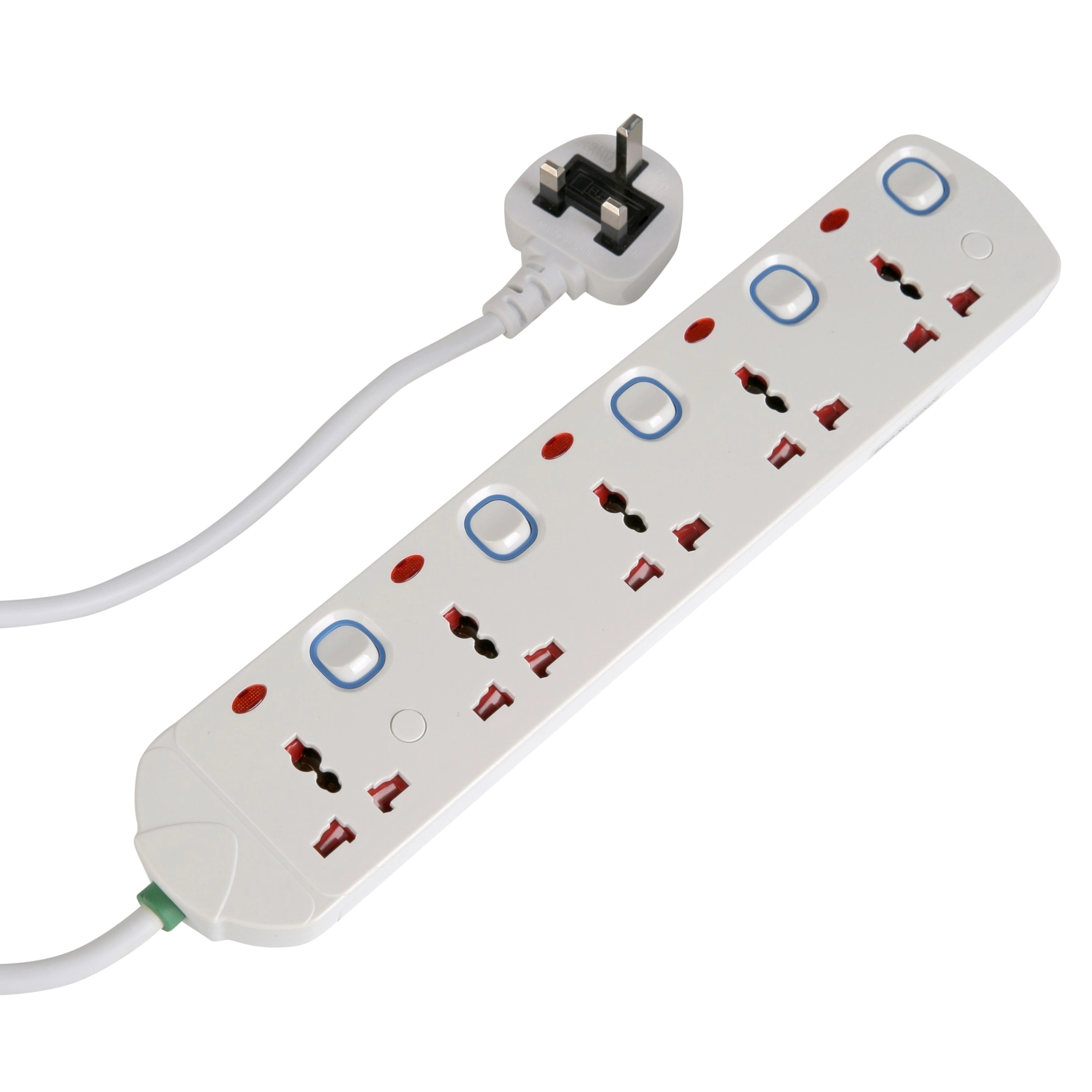 Oshtraco Universal 5-Socket Extension Cord (4 m)