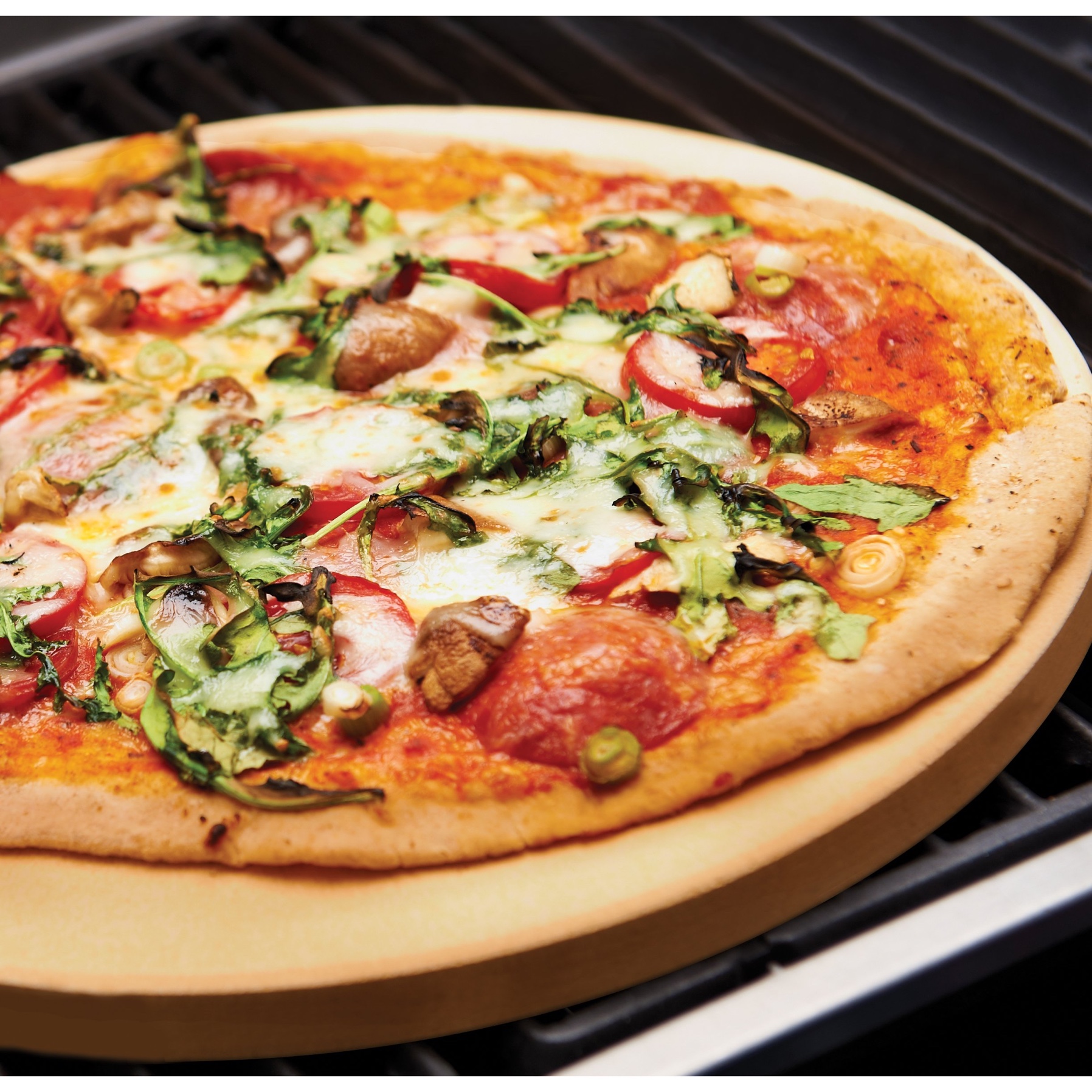 Broil King Pizza Grilling Stone (38 cm, Beige)