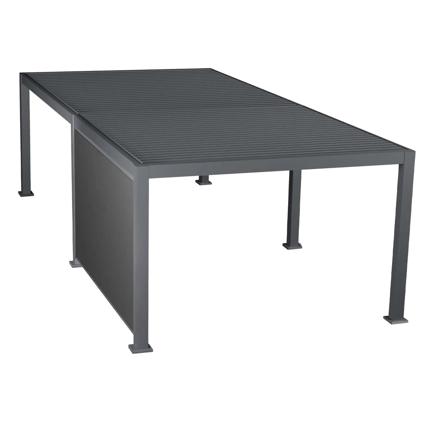 Evora Aluminum Gazebo Hespéride (5.9 x 3.6 m, Graphite)