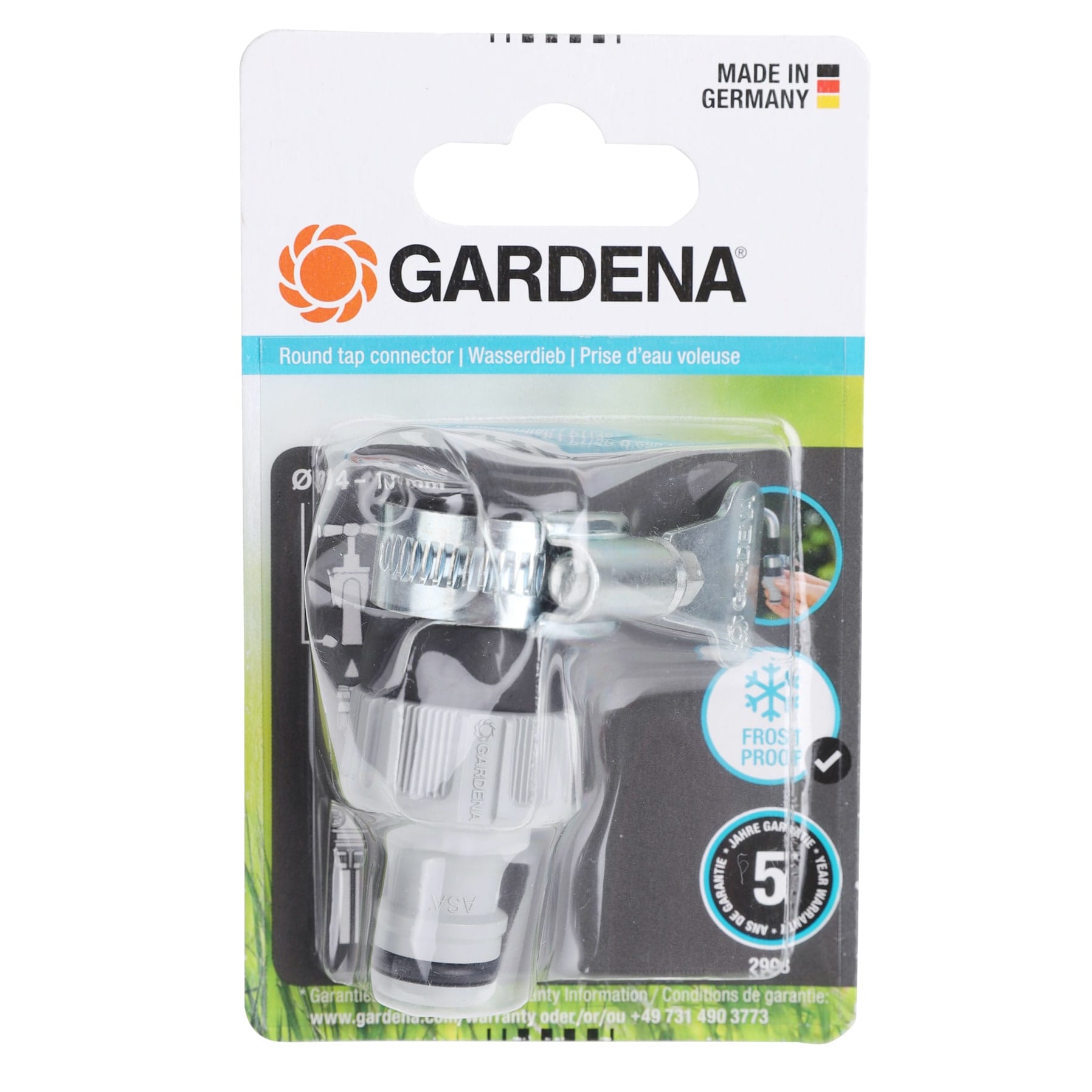 Gardena Round Tap Connector (1.4-1.7 cm)