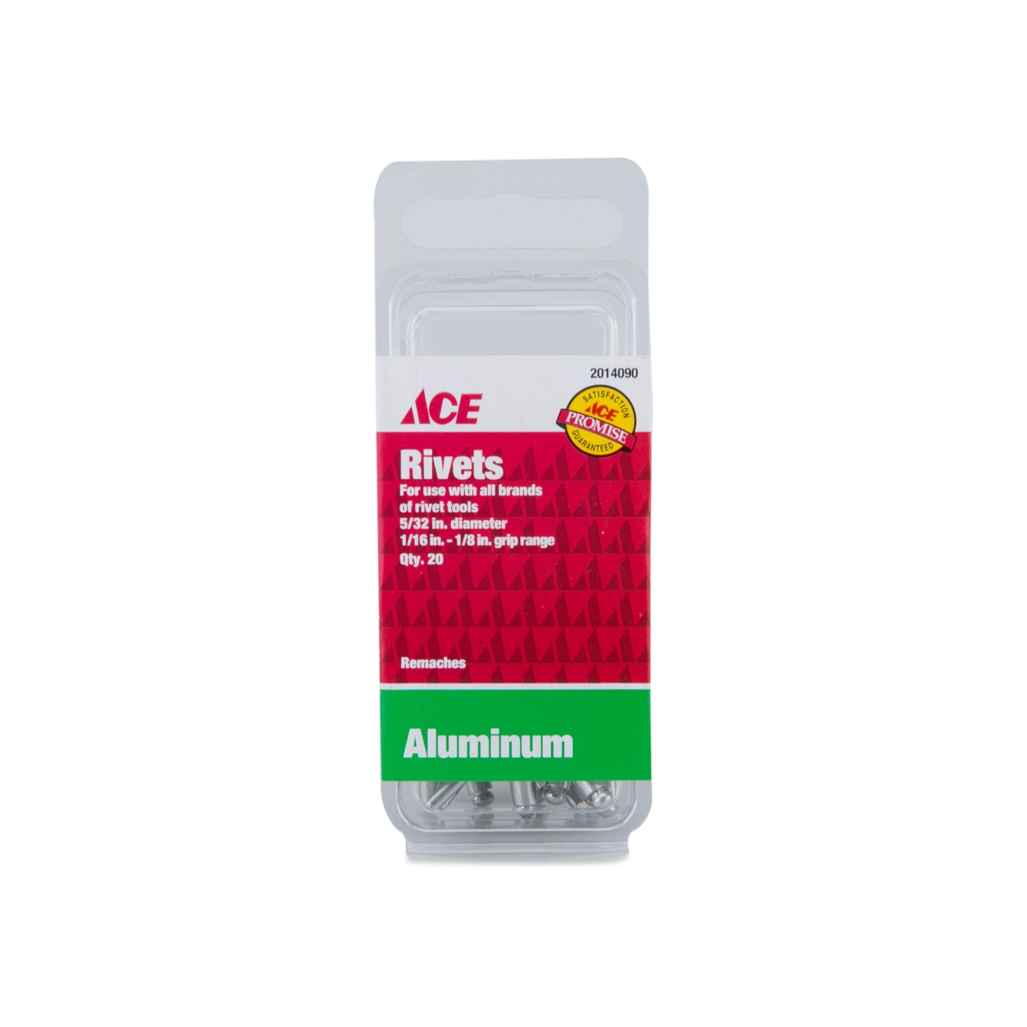 Ace Aluminium Rivets (4 mm, Pack of 20)