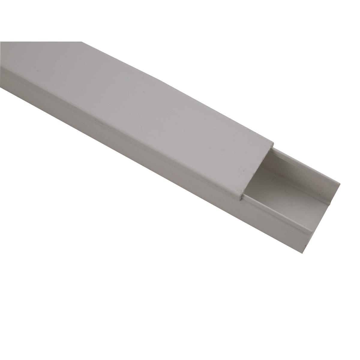 Mkats Self-Adhesive PVC Trunking (40 mm x 2 m, White)