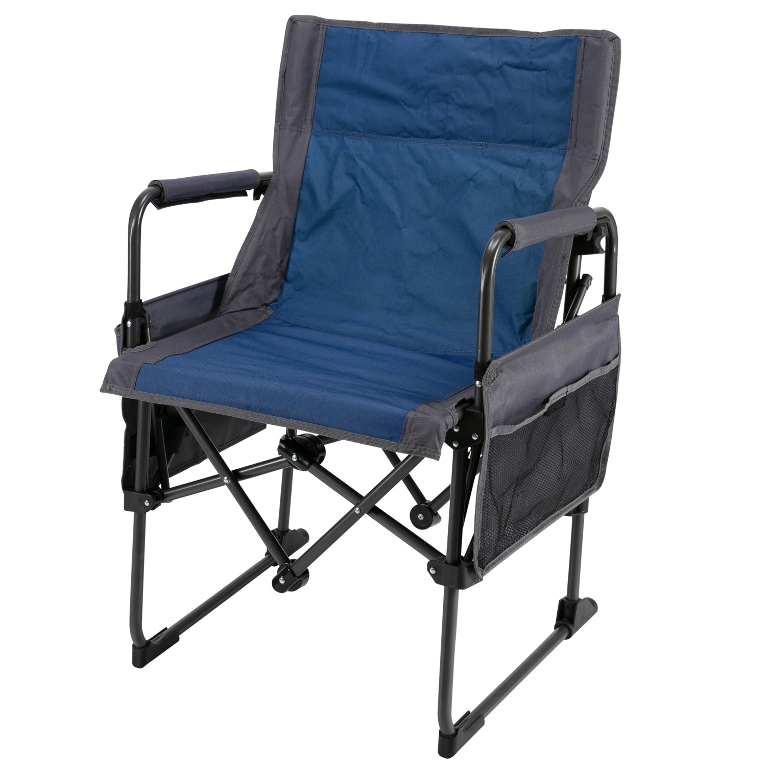 Director's Steel Folding Chair (Blue)
