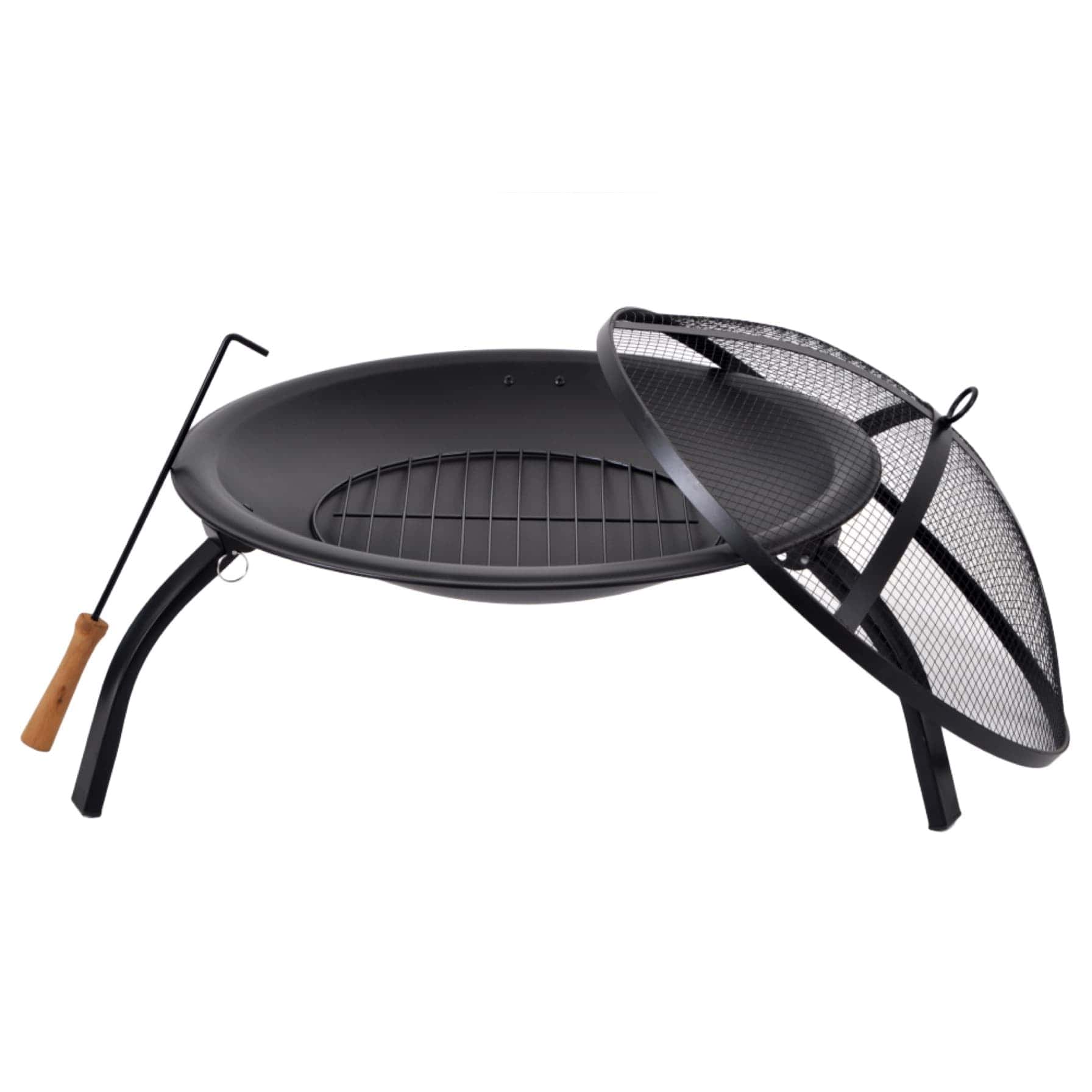 Steel Portable Fire Pit (56 x 56 x 40 cm)