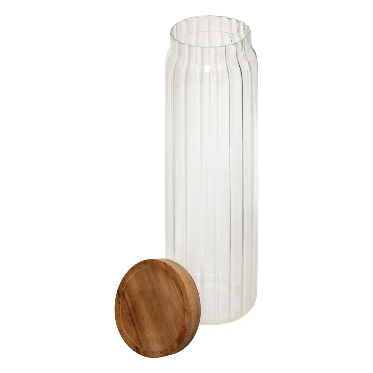 5Five Harmony Glass Jar with Acacia Lid (1.3 L)