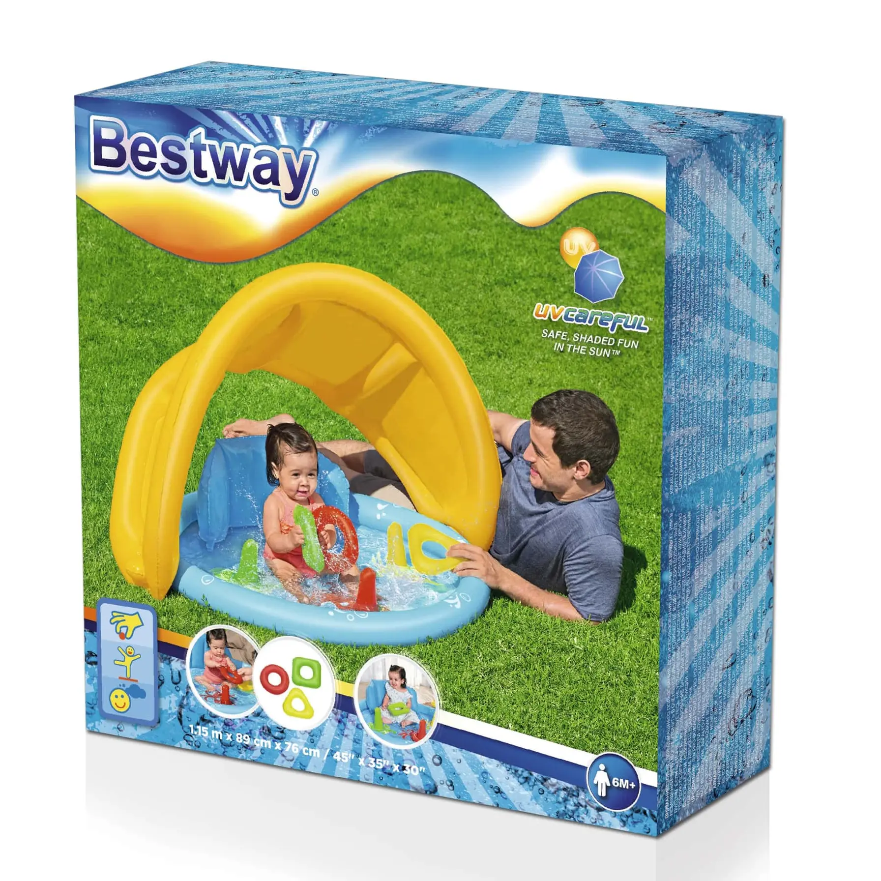 Bestway Lil' SeaShapes™ Baby Pool (115 x 89 x 76 cm)