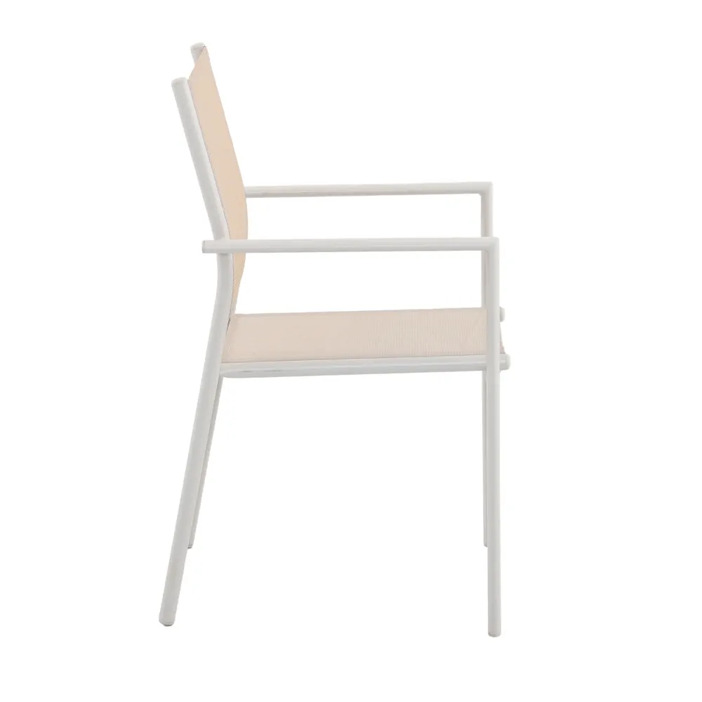 Vantor Aluminum Chair Linen (Clay, 54 x 56 x 86 cm)