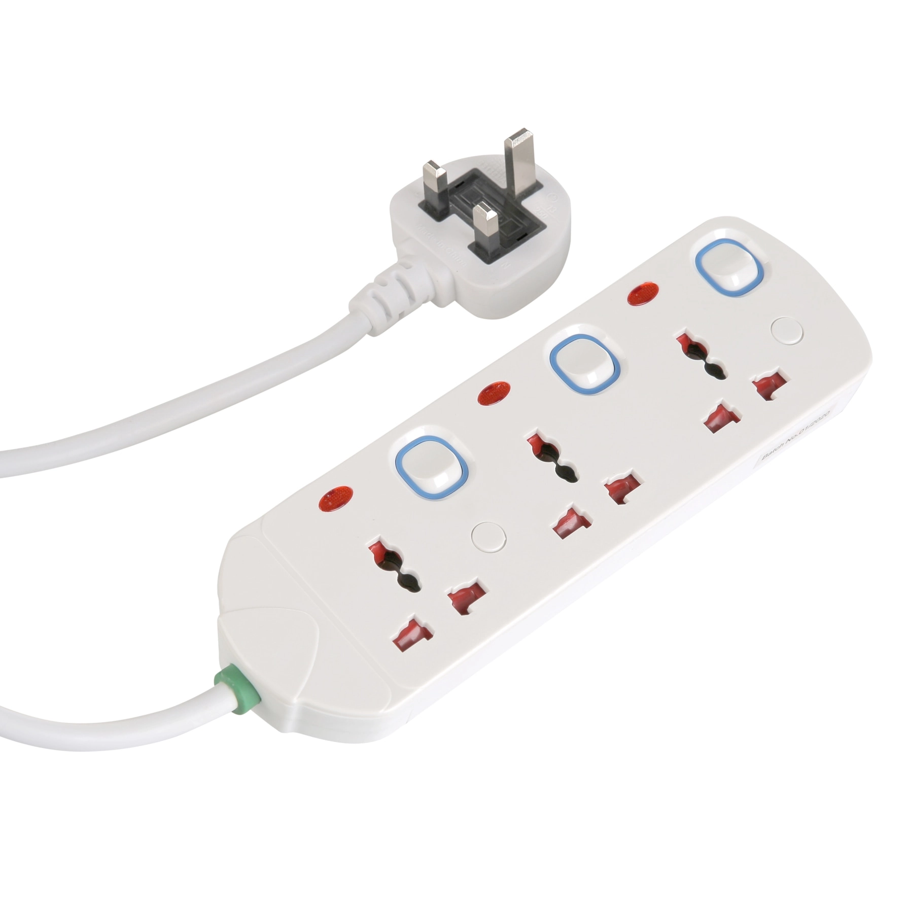 Oshtraco 3-Socket Extension Lead (4 m)