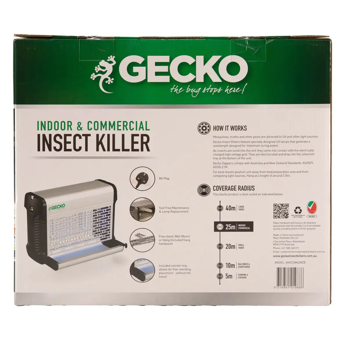 Gecko Commercial Zapper (26 W)