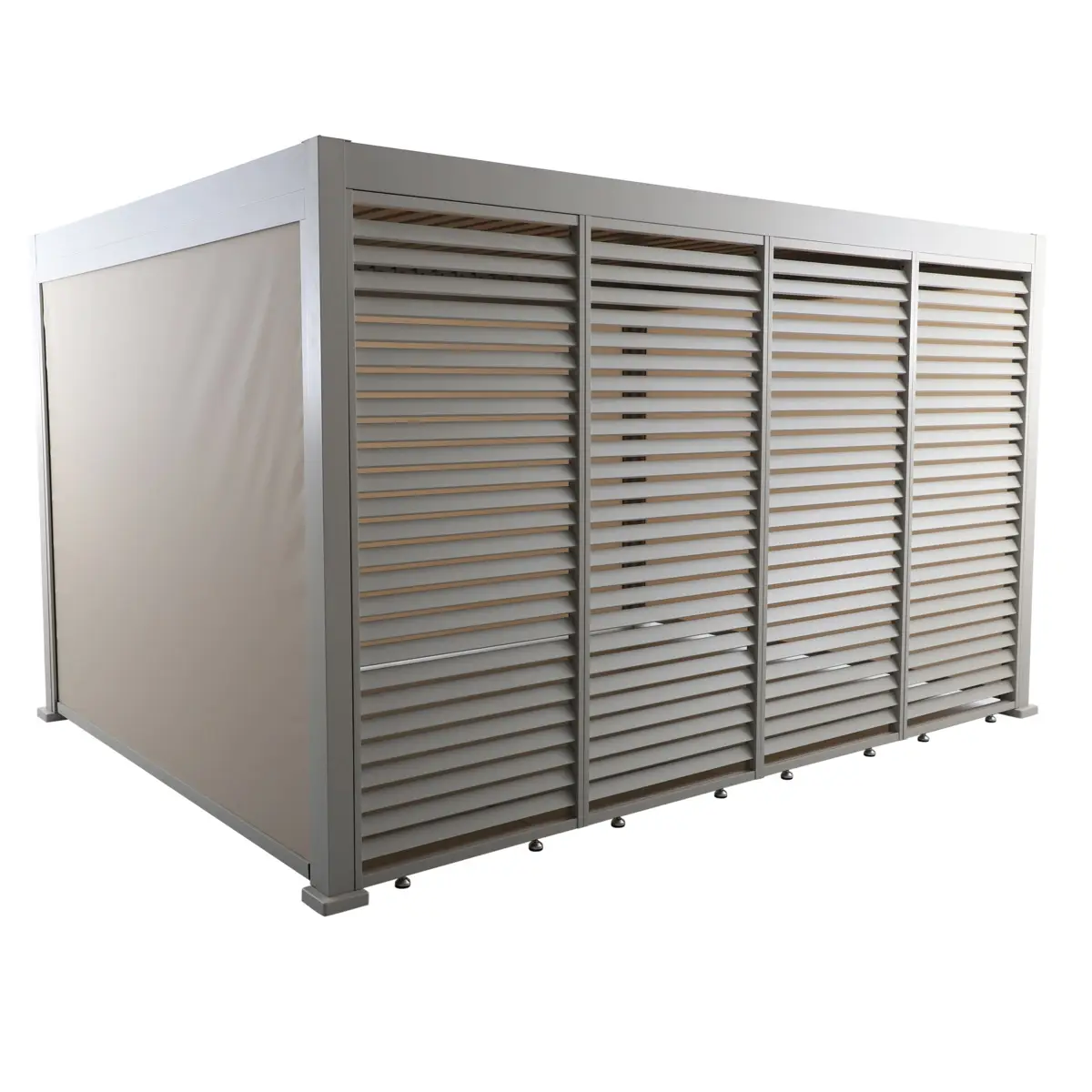 Aluminum Gazebo W/Shutter (4 x 3 m)