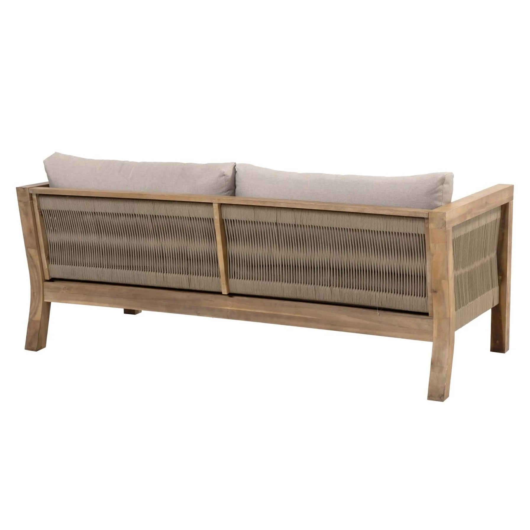 Seychelles 2-Seater Acacia Wood Outdoor Sofa W/Cushions (174 x 70 x 65 cm)