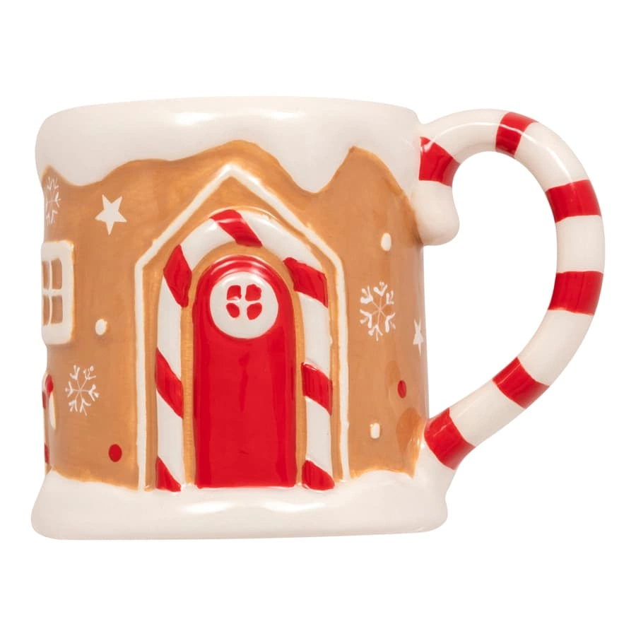 Gingerbread House Mug (Brown, 500 ml)