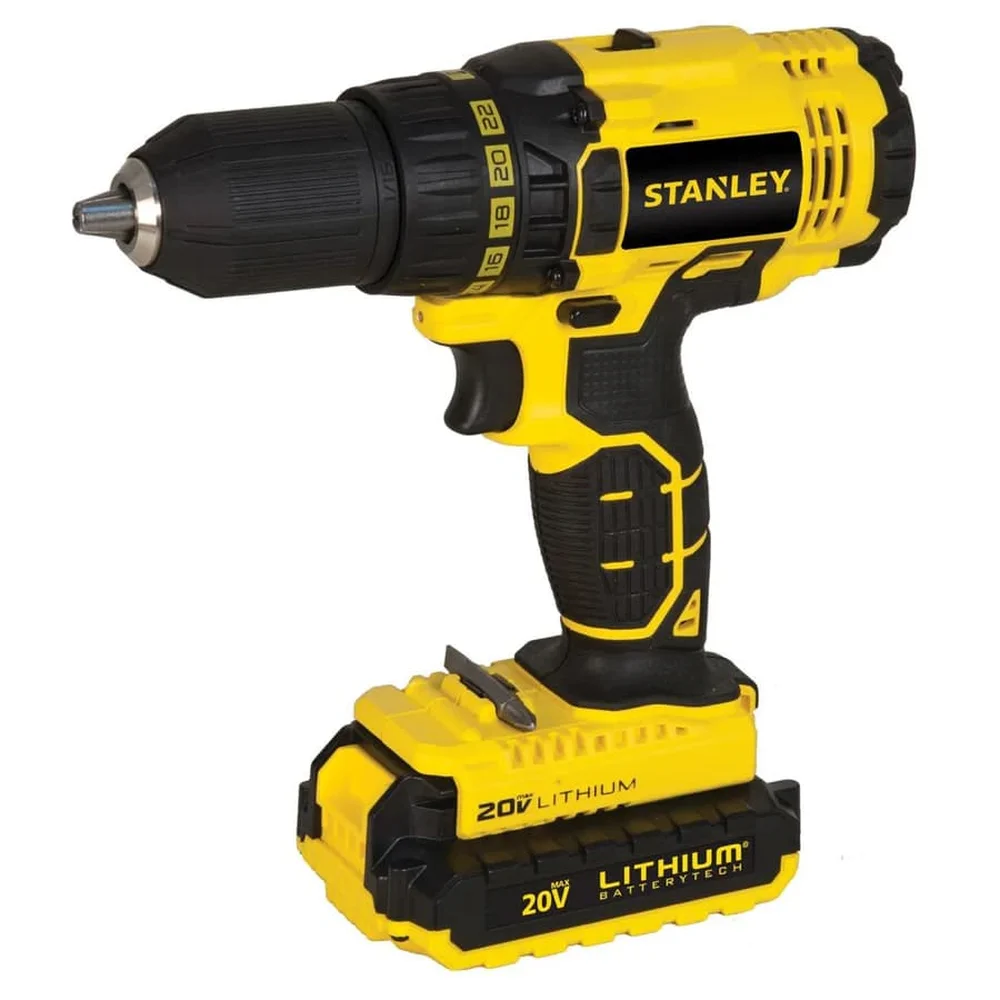 Stanley Cordless Brushless Drill Driver Box, SCD20S2K-B5 (18 V)