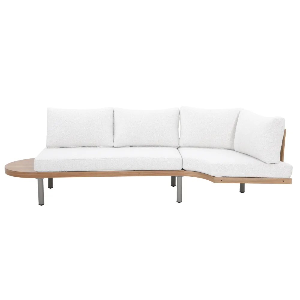 Diara Aluminum Corner Outdoor Sofa Set (162 x 69 x 69 cm)