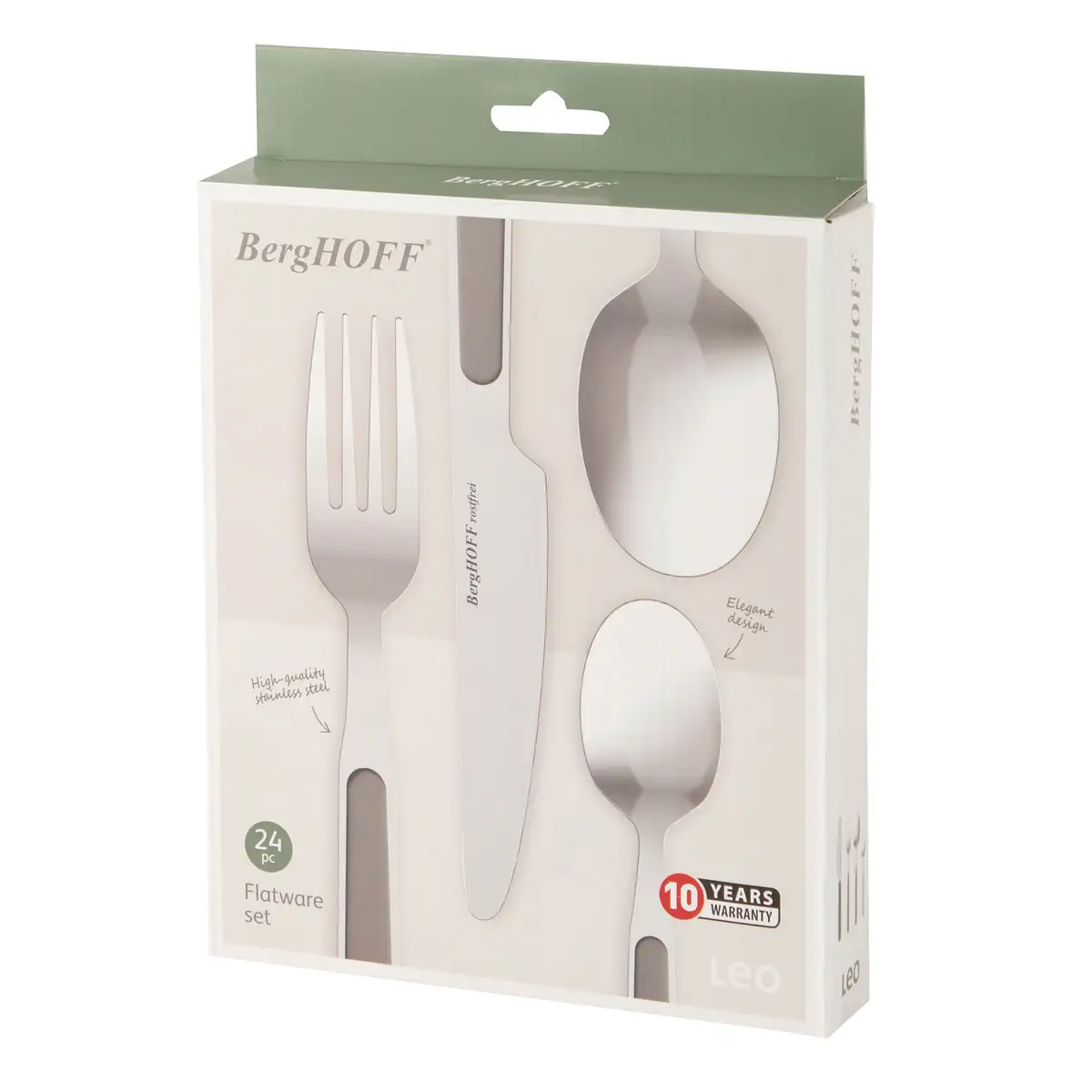 Berghoff Balance Stainless Steel Cutlery Set W/Moon Mist Pttern ( 24 Pc.)