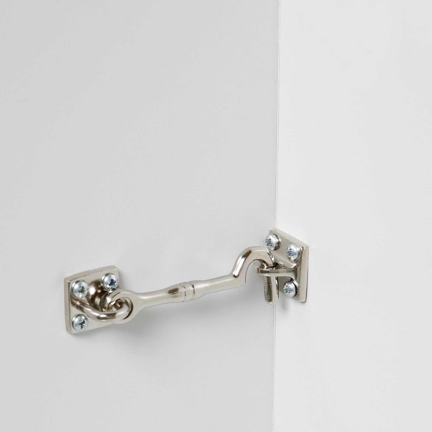 Suki Nickel Plated Brass Cabin Hook W/Eyelet (9 cm)